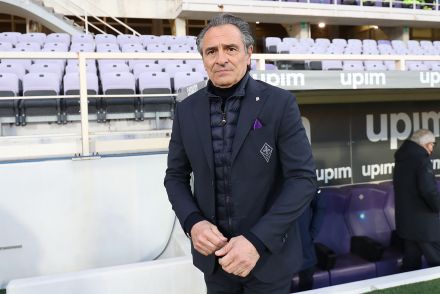 Cesare Prandelli looking on