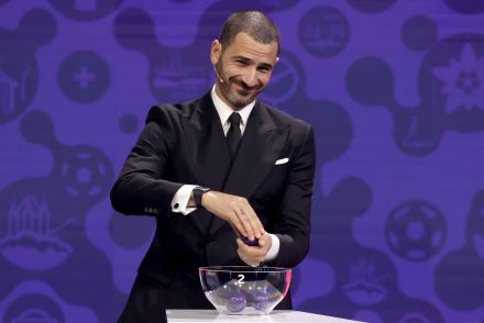 Leonardo Bonucci in UEFA draw ceremony