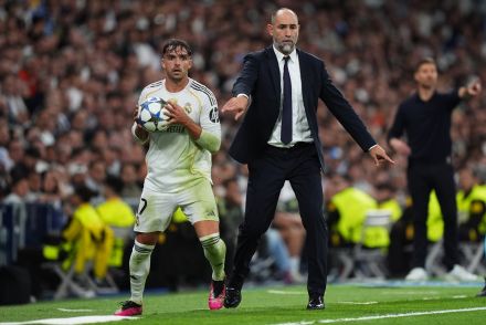 Igor Tudor at the Santiago Bernabeu