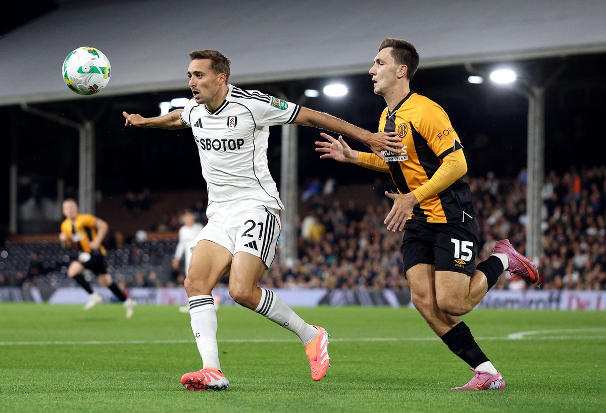 Timothy Castagne in action for Fulham