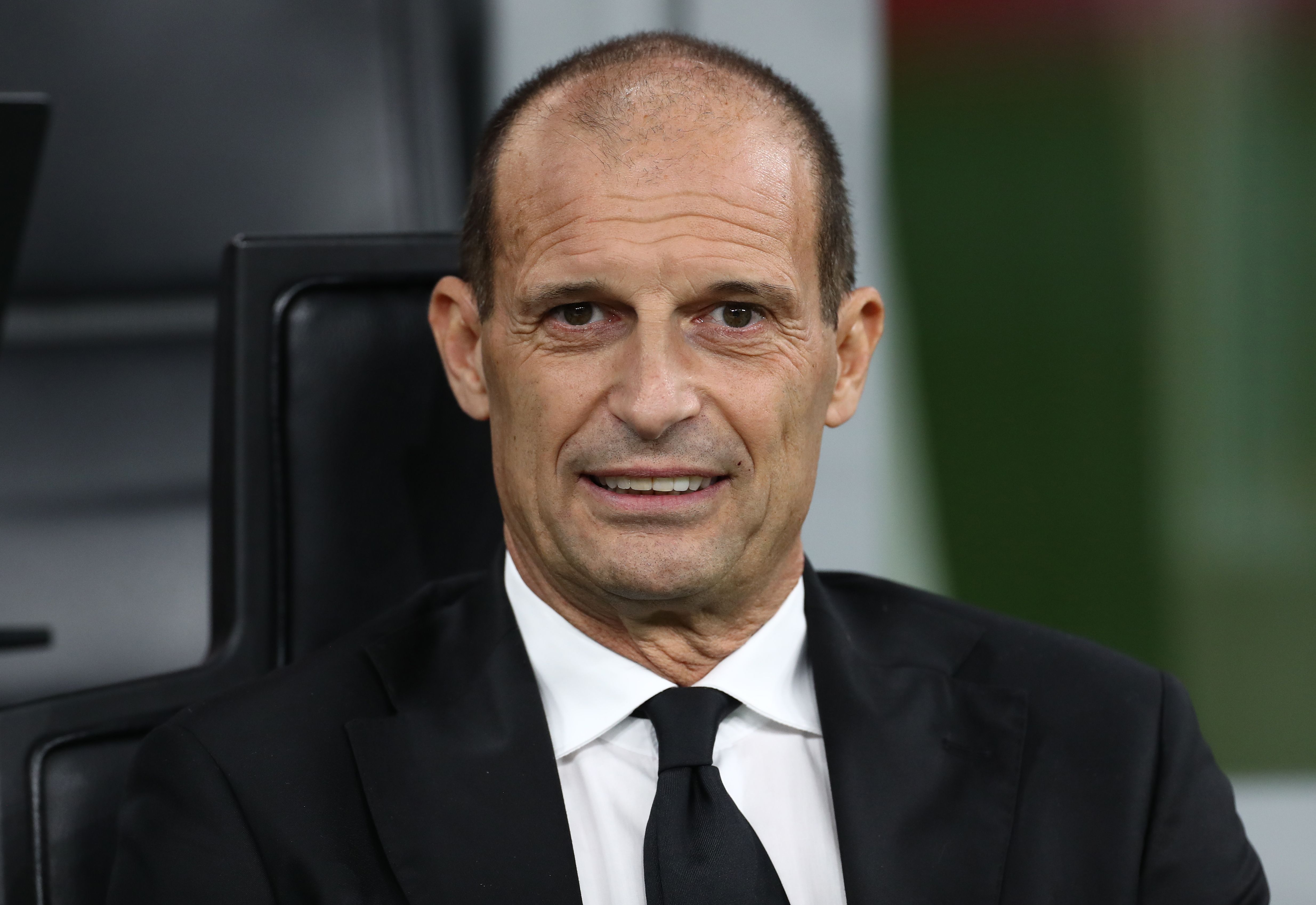 Max Allegri in the dugout