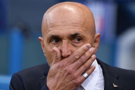 Luciano Spalletti during his time with Italy