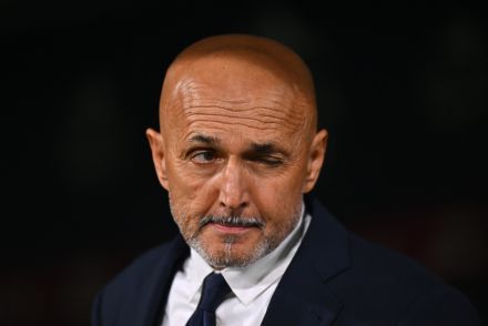 Luciano Spalletti on the sidelines