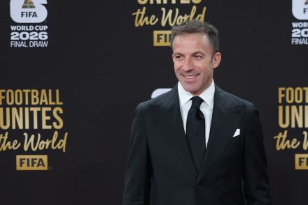 Alessandro Del Piero attending the FIFA World Cup draw