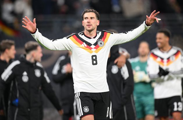 Leon Goretzka in action for Germany