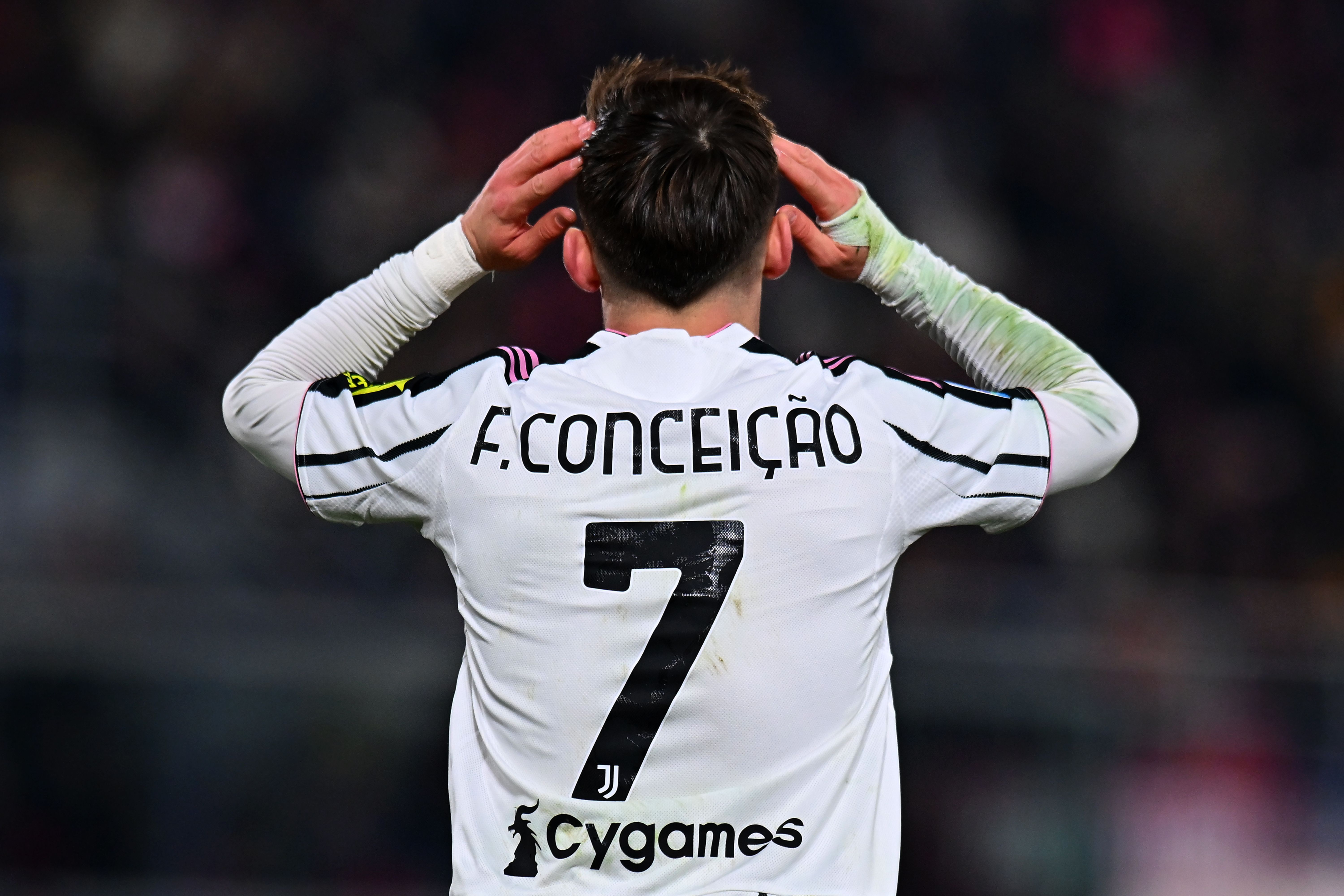 Francisco Conceicao dejected