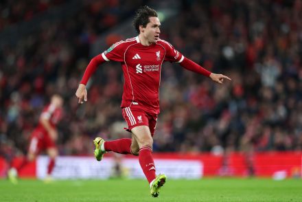 Federico Chiesa in action for Liverpool
