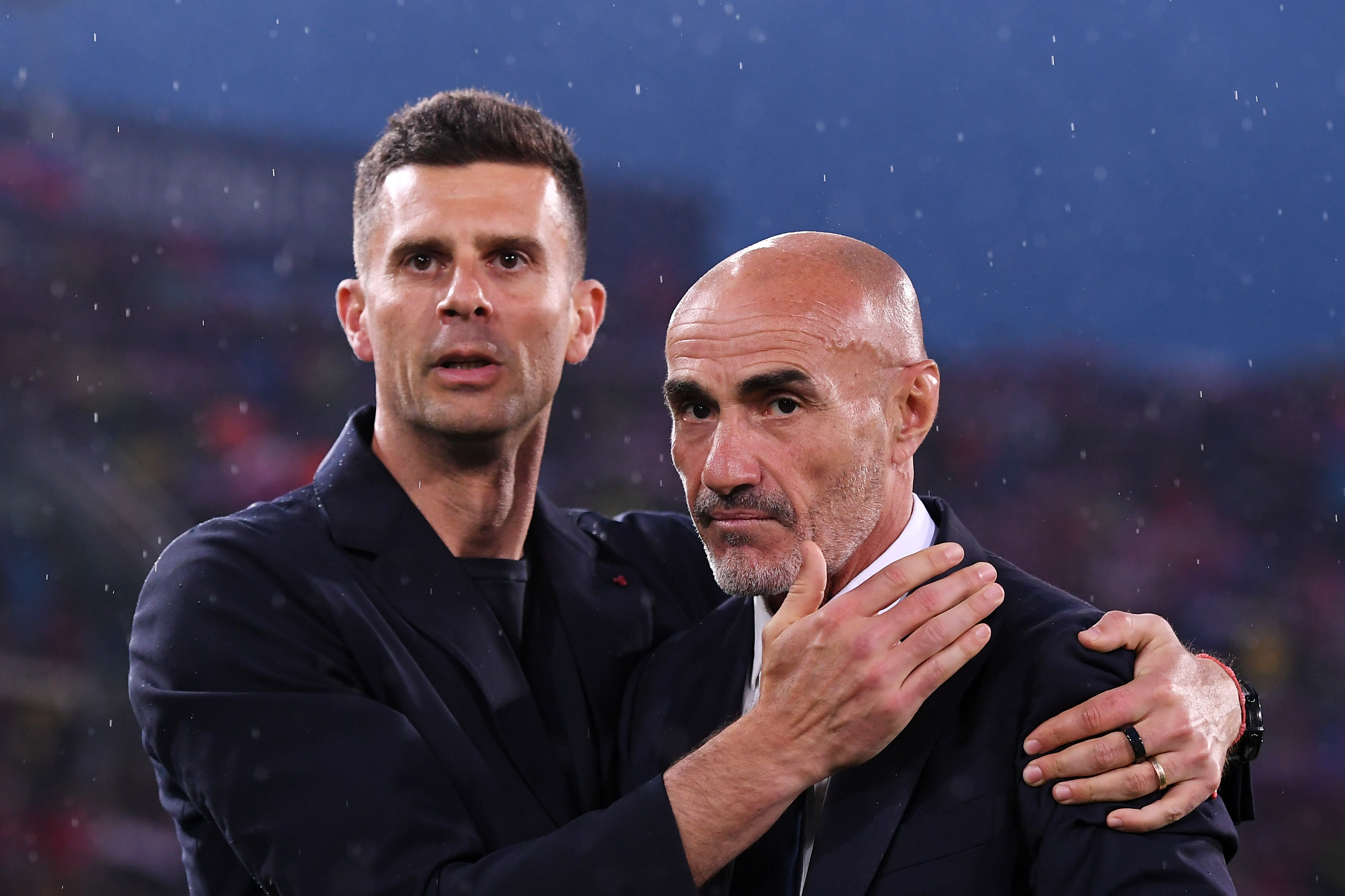 Paolo Montero and Thiago Motta