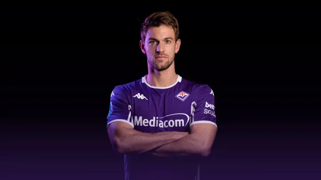 Daniele Rugani in Fiorentina colours