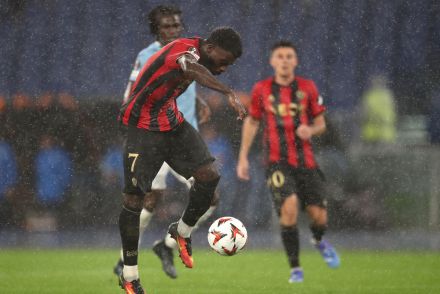 Jeremie Boga in action for Lille