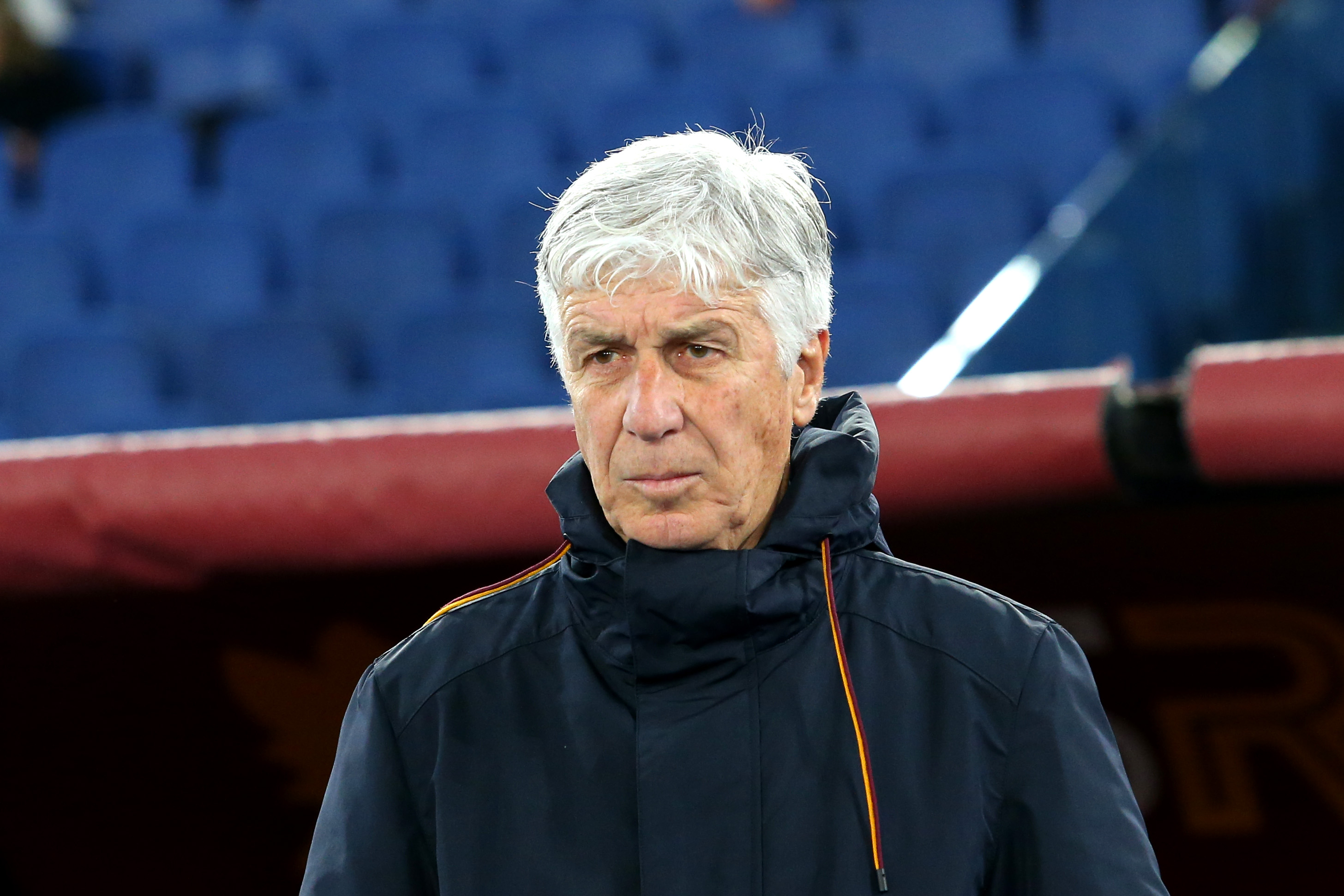Gian Piero Gasperini watching from the sidelines