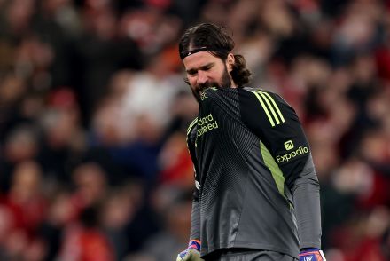 Alisson in action for Liverpool