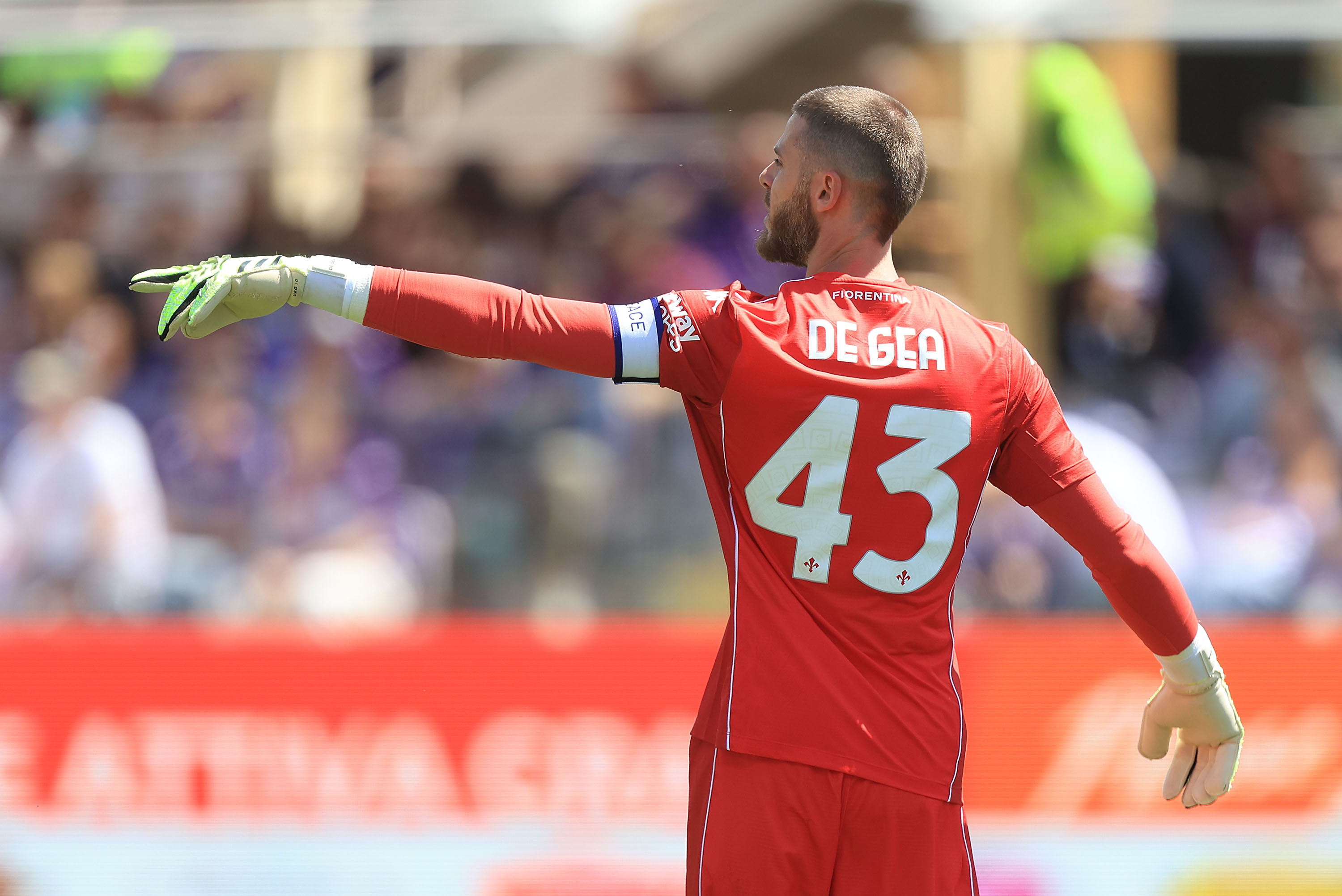 David De Gea in action for Fiorentina